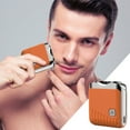 thumbnail image 5 of Vadktai Mini Shaver, Beard Shavers Portable Suitcase Design Razor, Mini Portable Electric Shaver for Men Waterproof, Fast Charging Long Battery Life Double-Ring Magnetic Cutter for Travel, 5 of 5