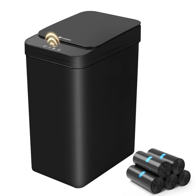 Bote de basura FRESHLIX 10L con sensor de movimiento automático sin contacto