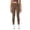 Coffee, variant on Women's High Waisted Leggings Solid Color Tummy Control Pants Soft Comfy Workout Running Yoga Pants