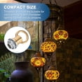 thumbnail image 4 of Uxcell 4-Pack Tuerca de Ojo de Elevación, Carga Máxima de 5kg, Ganchos de Accesorio de Luz M10 de 14mm para Colgar Lámpara Candelabro [Oro Francés], 4 of 6