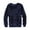 Navy, variant on AherBiu Pajama Tops for Women Fleece Plush Crewneck Sweatshirt Long Sleeve Sleepwear Pullover Shirt