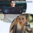 thumbnail image 6 of Bulopur Cool Wolf Athletic Running Towel for Women Easy to Install Car Seat Towel Covers with Storage Bag Waterproof Sweat Carseat Protector for SUV Vehicle Sedan Truck, 6 of 7