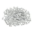 thumbnail image 1 of 200 Pcs Aluminum Crimping Loop Sleeves for 1/32" Diameter Wire Rope, Round Wire Rope Sleeve for Cable Line End, 1 of 6