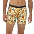 thumbnail image 2 of Salouo 70s Groovy Hippie Pattern Men's Boxer Briefs, Soft & Breathable Underwear Elastic Waistband Briefs for Men,1-Pack, 2 of 7