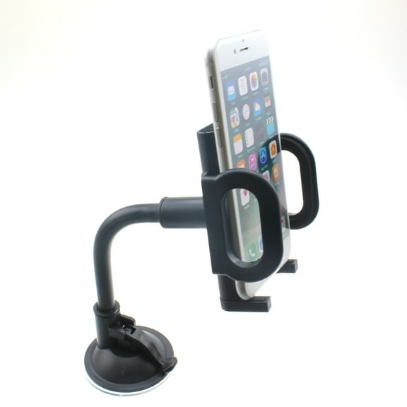 Windshield Car Mount for OnePlus 9, Nord N100/N10 5G, Pro Phones - Holder Glass Cradle Rotating Dock Suction D6P
