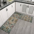thumbnail image 2 of Premium Moroccan Trellis Kitchen Mats - Floral Pattern, Non-Slip, Washable Kitchen Rug - Perfect for Kitchen, Dining Room & Bathroom, 2 of 7