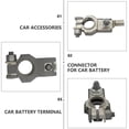 thumbnail image 2 of Miangastore Car Battery Terminal Negative Connector Quick Release Clamp For Tinned Safe Insulation Durable Electrical, 2 of 8