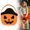 D, variant on 1 Set Clearance Under $3 Diy Trick Or Treat Bag Kit Treat Bag For Party Favor, Cloth Pirate Pumpkin Diy Bag (I)