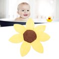 thumbnail image 1 of Baño De Flores Para Bebés, Soporte Para Cabeza De Baño De Girasol Para Bebés, Esponja Corta De Felpa Suave Para La Piel, Baño Floreciente Para Ducha ANGGREK Amarillo, 1 of 9