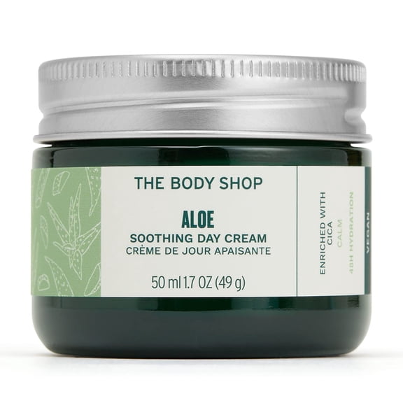 The Body Shop Aloe Vera Day Cream, For Sensitive Skin, Vegan, 50ml