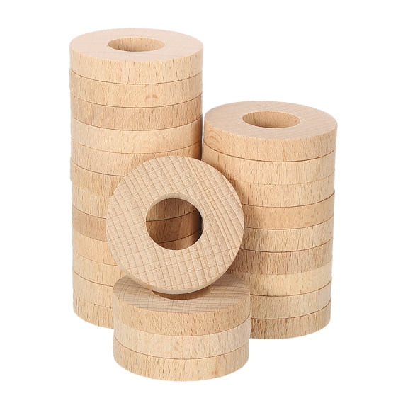 Uxcell 25Pack 45x19x8mm bloques de cedro, accesorios de cedro para almacenamiento de ropa