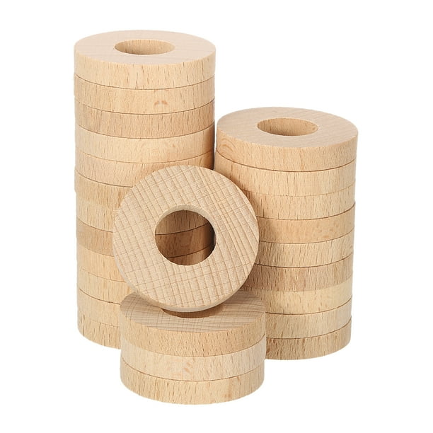 Uxcell 25Pack 45x19x8mm bloques de cedro, accesorios de cedro para almacenamiento de ropa