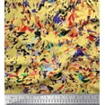 thumbnail image 1 of Soimoi Georgette Viscose Fabric Multicolor Texture Printed Fabric 1 Yard 42 Inch Wide, 1 of 1