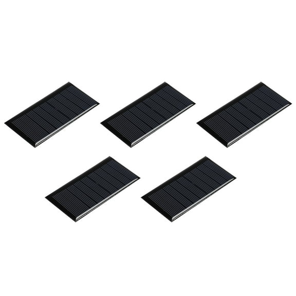 Mini Solar Panel Cell 4.5V 90mA 0.405W 77.5mm x 40.5mm for DIY Project Pack of 5