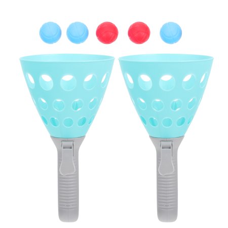 OUNONA Ball Scoop Cup Game Catch Outdoor Toss Backyard Kendama Sports Lawn Set Mini Pro Air Kids Games