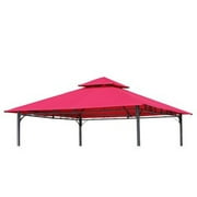 International Caravan St. Kitts Replacement Canopy for 10 ft. Canopy Gazebo-Color:Cranberry