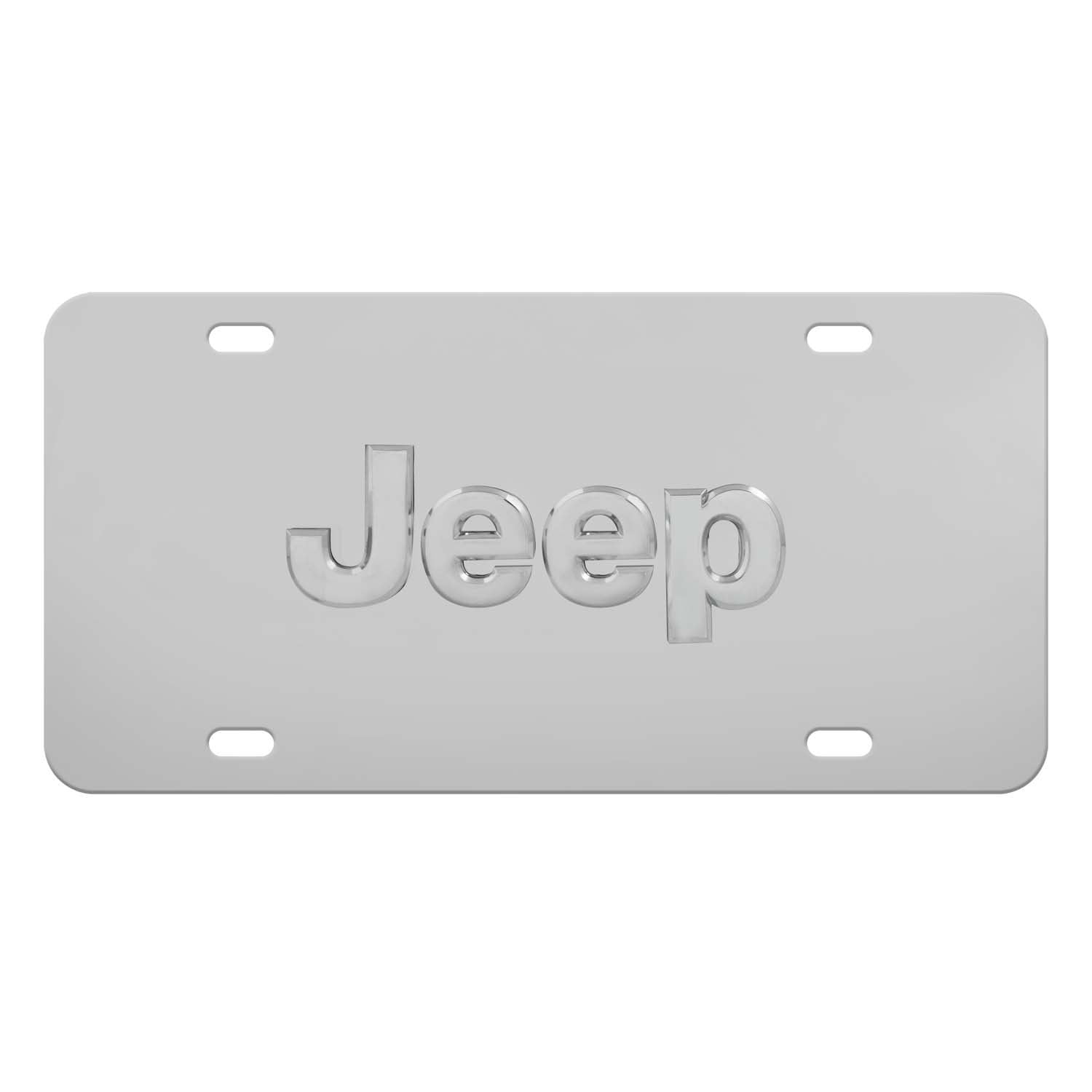 Cool License Plate, Front Universal Car Stainless Steel License Plates