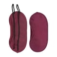 thumbnail image 2 of Guardurnaity Sombra de ojos Creative Blindfold Práctico Conveniente Útil Eye Sleeping Covers para adultos Niños Mujeres Hombres Ancianos Cadenas y cordones para anteojos Vino rojo, 2 of 6