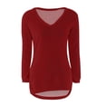 thumbnail image 4 of HIPYLO Long Sleeve Tops for Teens Girl Tops Size 10-12 2t Girl Girls Long Shirts Size 14-16 Girls Athletic Shirts Preppy Clothes Kids Girl Clothes, 11-12 Years, 4 of 5
