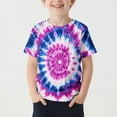 thumbnail image 2 of HVOBBTY T-shirt Décontracté à Manches Courtes Respirant pour Tout-Petits, T-shirt Imprimé à Manches Courtes Col Rond Décontracté Polyvalent pour Enfants Multicolore, 5-6 Ans, 2 of 4