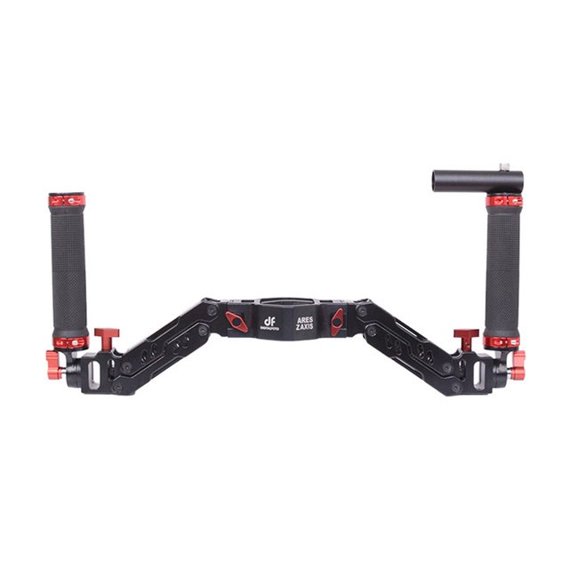 Empuñadura DF DIGITALFOTOS ARES Z Eje Gimbal Resorte Manija doble Flexiable Amortiguador Desmontable Desmontable Manija doble para Zhiyun Crane 2 DJI Ronin S FeiyuTech AK2000 / 4000 Moza Air Cross 3 e DF DIGITALFOTO Resolver