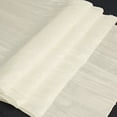 thumbnail image 4 of BalsaCircle 12" x 108" Ivory Crinkled Accordion Taffeta Table Runner Party Events Linens, 4 of 8