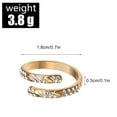 thumbnail image 3 of Guozer Clearance Women's Rings Diamond-encrusted Ring for Clothing Accessories, 3 of 8