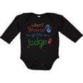 thumbnail image 3 of Inktastic Future Judge Gift for Kids Boys or Girls Long Sleeve Baby Bodysuit, 3 of 5