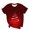 37_Multicolor, variant on KICILVS Christmas Blouses for Women Cow Graphic Short Sleeve Round Neck Top Cute Holiday Tee for Festive Events