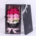 thumbnail image 1 of YUHOHO 18 Rosas Artificiales Aspecto Real Cajas De Flores para Regalo,Coloridos,Adecuados para Bodas,Decoraci&oacute;n del Hogar,Regalos,D&iacute;a de San Valent&iacute;n,D&iacute;a de, 1 of 8