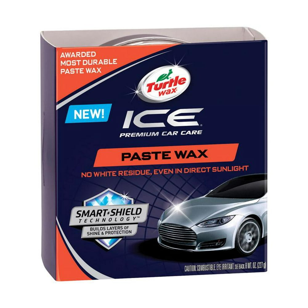 Turtle Wax Ice Paste Automobile Wax 8 oz. For All Finishes, 2PK