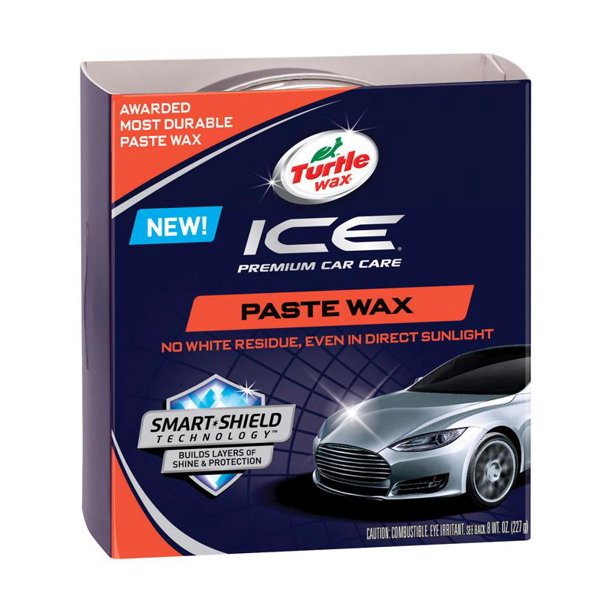 Turtle Wax Ice Paste Automobile Wax 8 oz. For All Finishes, 2PK
