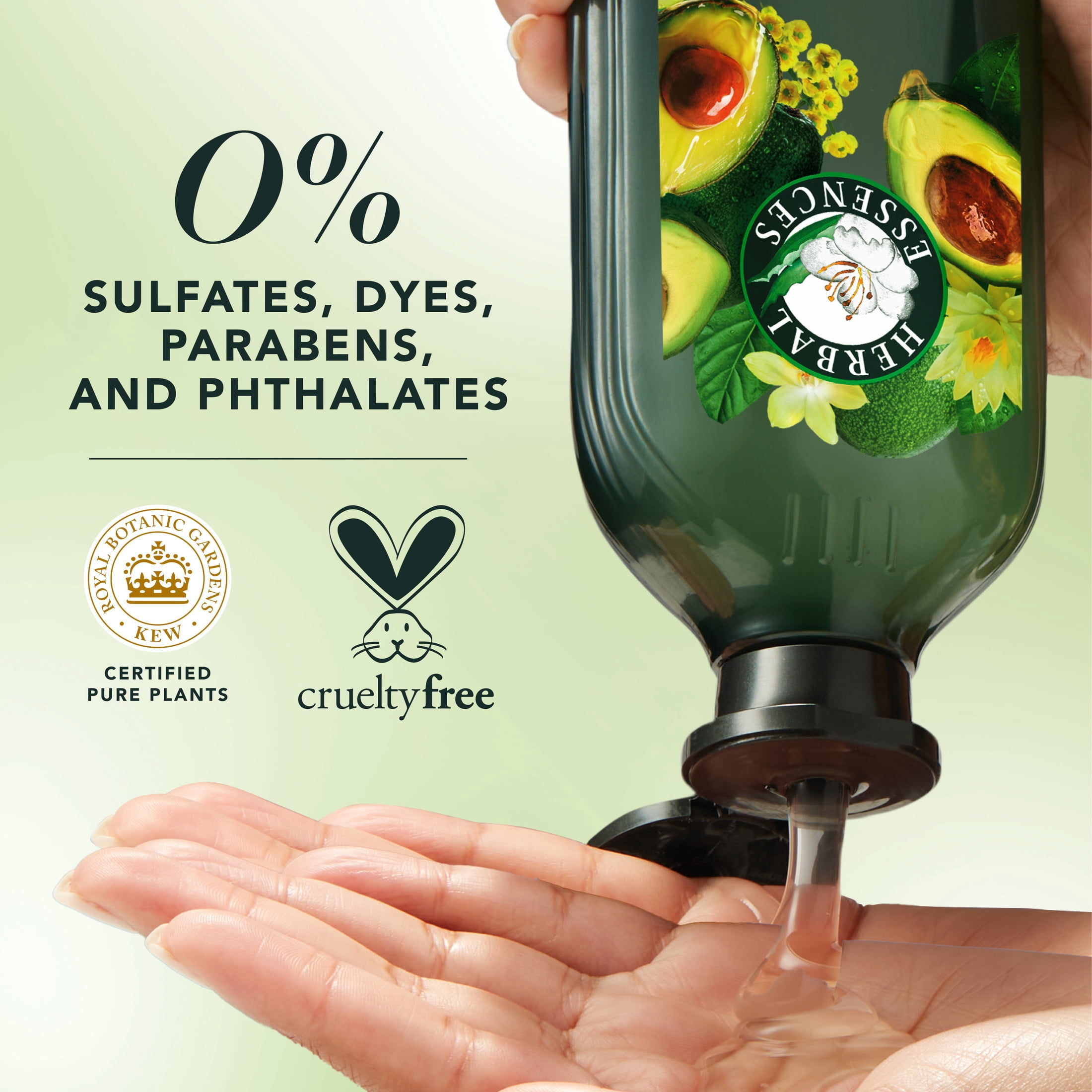 (3 pack) Herbal Essences Strength + Restore Avocado Sulfate-Free Shampoo - 13.5 fl oz