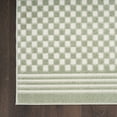 thumbnail image 4 of Nourison Care Free 5'3" x 7' Green Modern Indoor Rug, 4 of 8