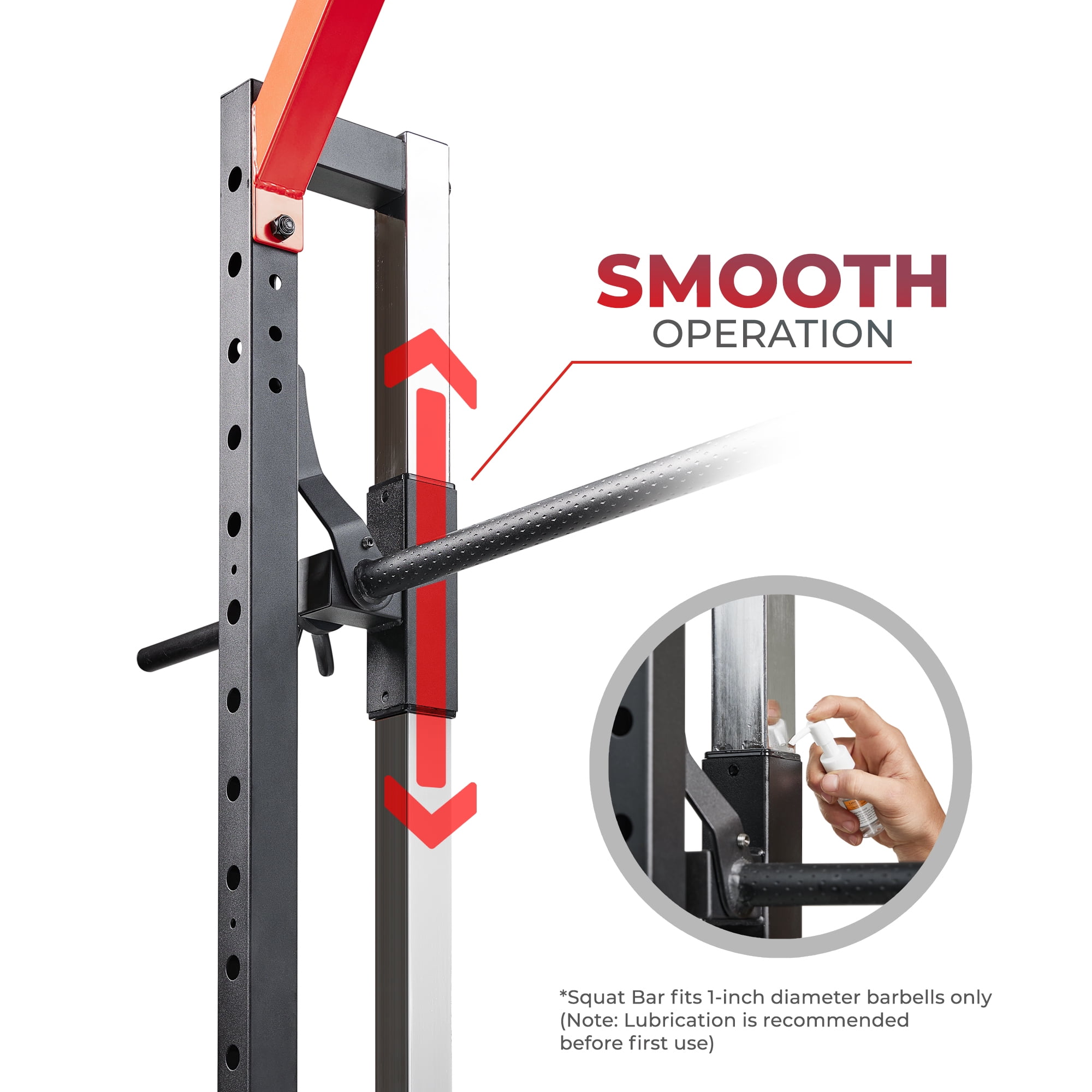 Sunny Health & Rack Series – SF-XF920020 Fitness Essential Machine Smith Squat