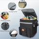 thumbnail image 5 of Bolsa de hielo con asa telescópica para camping y senderismo, para picnic al aire libre, nevera portátil con ruedas de gran capacidad, caja térmica portátil para uso en coche, cajas bento térmicas, 5 of 8