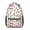 Fireman and Shield, variant on Fireman and Shield White Pattern Backpack for School, Cute School Bag with Adjustable Shoulder Straps and Padded Back, 15.3"x11"x6.7"