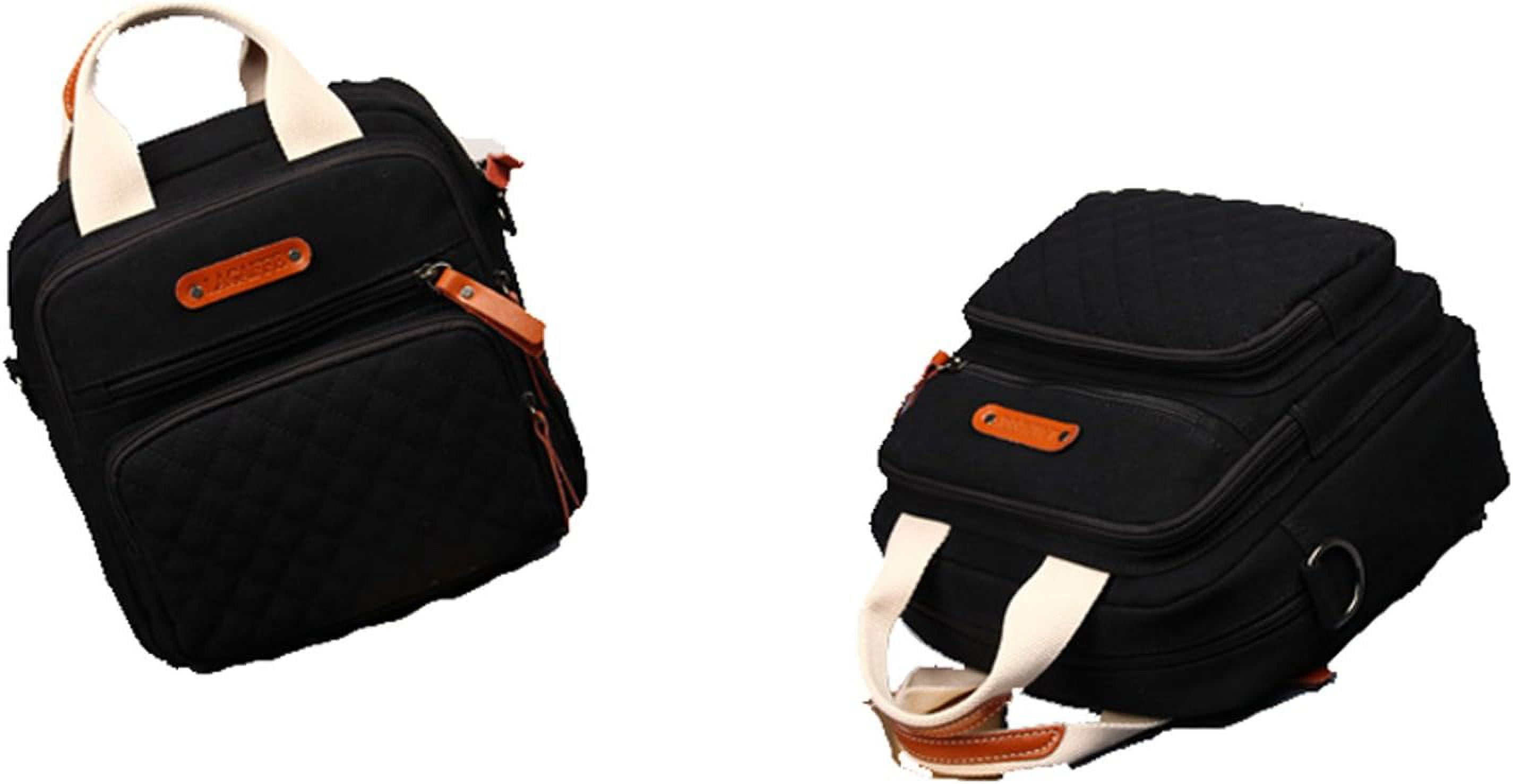 Mini Multi-Function Diaper Bag Tote Messenger Backpack-Black