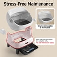 thumbnail image 4 of Lesure Automatic Cat Litter Box with APP Control, Open-Top Self-Cleaning Litter Box for Large Cats, Anti-Pinch Safety Sensor, Odor Control, 4 of 8