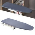 thumbnail image 3 of Miumaeov 180° Rotation Retractable Wall-Mounted Ironing Board Compact 31.9" x 12.2" for Home, 3 of 13