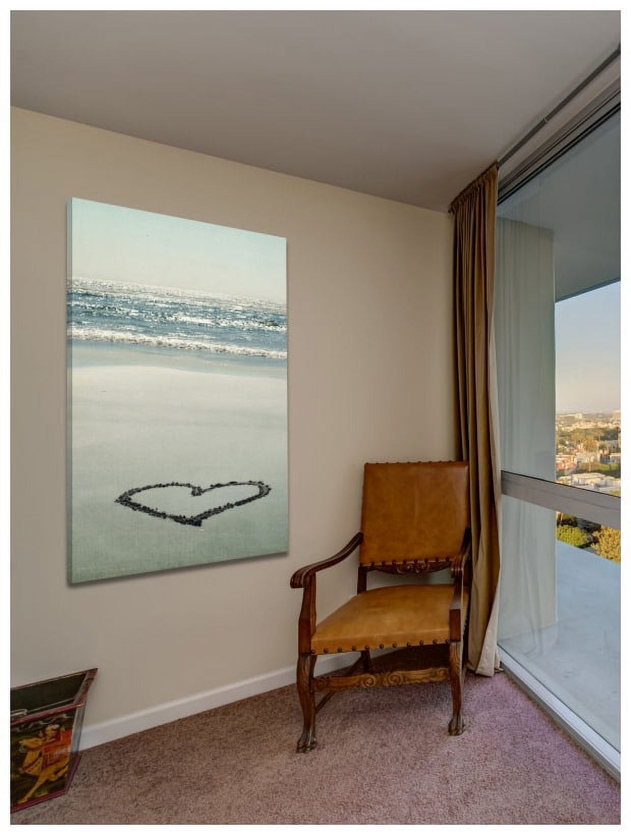 Marmont Hill "I Love the Beach" by Robert Dickinson Painting Print on Canvas