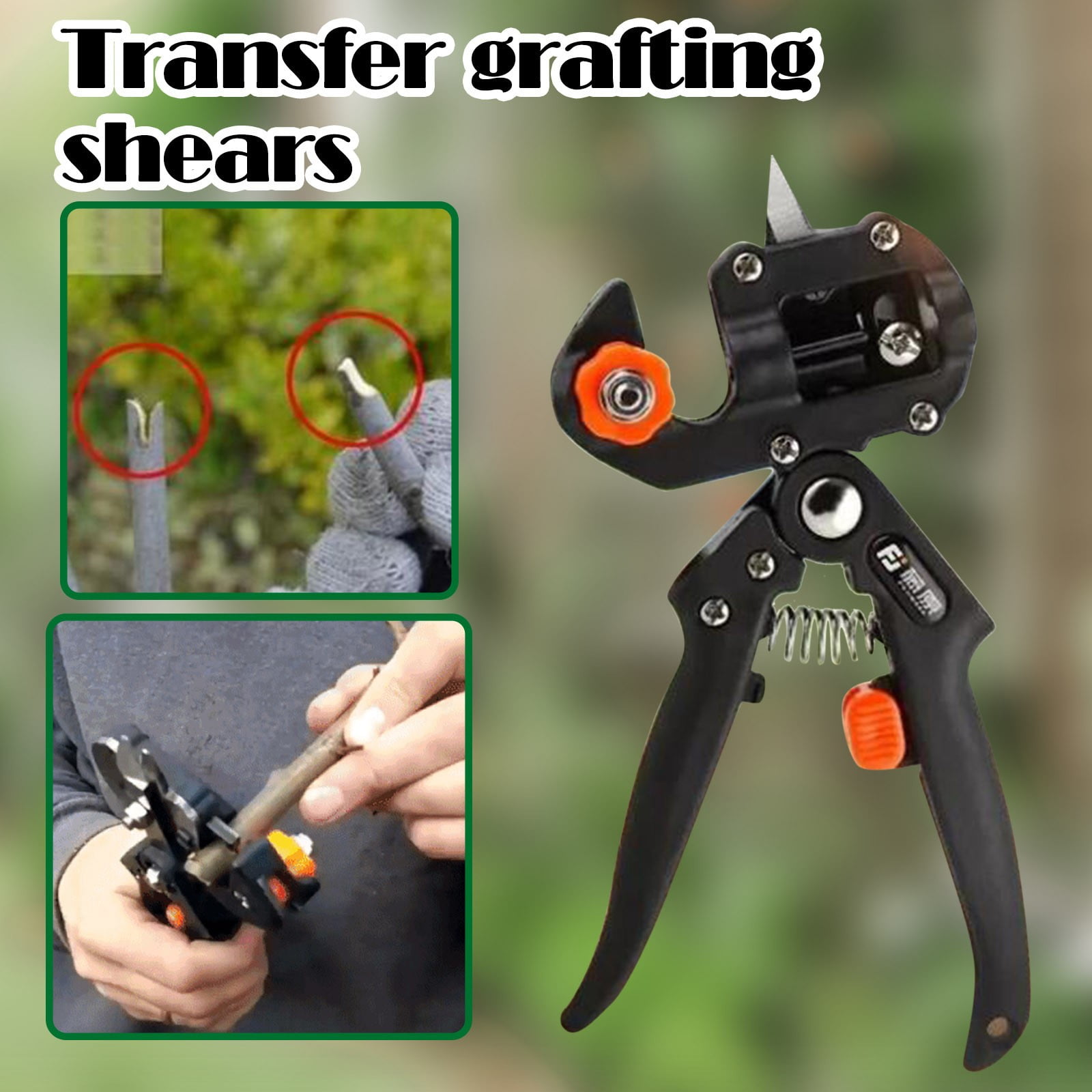 Garden Tree Fruits Nursery Grafting Pruning Shears Pruner Cutting Tool Kit US 