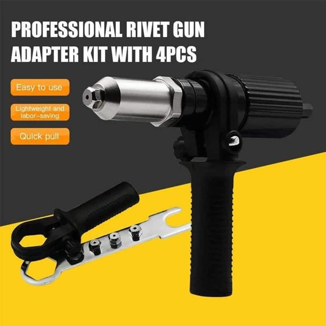 Daisyyozoid Wholesale Professional RivetS Adapter Kit with 4Pcs Different Matching Nozzle Bolts