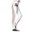 thumbnail image 4 of PEASKJP Flared Leggings Tummy Control Workout Running 4 Way Stretch Yoga Pants, White L, 4 of 5