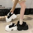thumbnail image 4 of Chaussures à Talon Bas pour Femmes avec Lanières Croisées et Lacets, 4 of 4