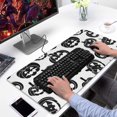 thumbnail image 2 of Long Mouse Pads for Desk,Halloween Black Pumpkin Silhouettes Desk Mats on Top Of Desks, Desk Mouse Pad Extra Large with 3mm Non-Slip Base and Stitched Edge for Gaming,Office,Work,Home 31.5"x15.7", 2 of 6