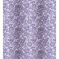 thumbnail image 3 of Damask Duvet Cover Set, Monochromatic Traditional Ornamental Renaissance Style Flower Bird Motifs, Decorative 2 Piece Bedding Set with 1 Pillow Shams, Twin Size, Lilac and Blue Violet, by Ambesonne, 3 of 3