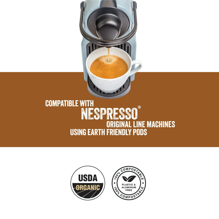 Capsules OK compost compatibles Nespresso® bio 100% arabica - Medium