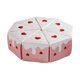 thumbnail image 2 of Cajas de caramelos con forma de pastel triangular para fiestas de bodas, multicolor, paquete de 10, 2 of 6
