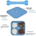 thumbnail image 6 of Large Lick Mat for Dogs and Cats, 2PCS Silicone Dog Licking Mats with Suction Cups for Anxiety Relief, Cat Peanut Butter Lick Pad, Dog Treat Mat for Bathing, 6 of 7